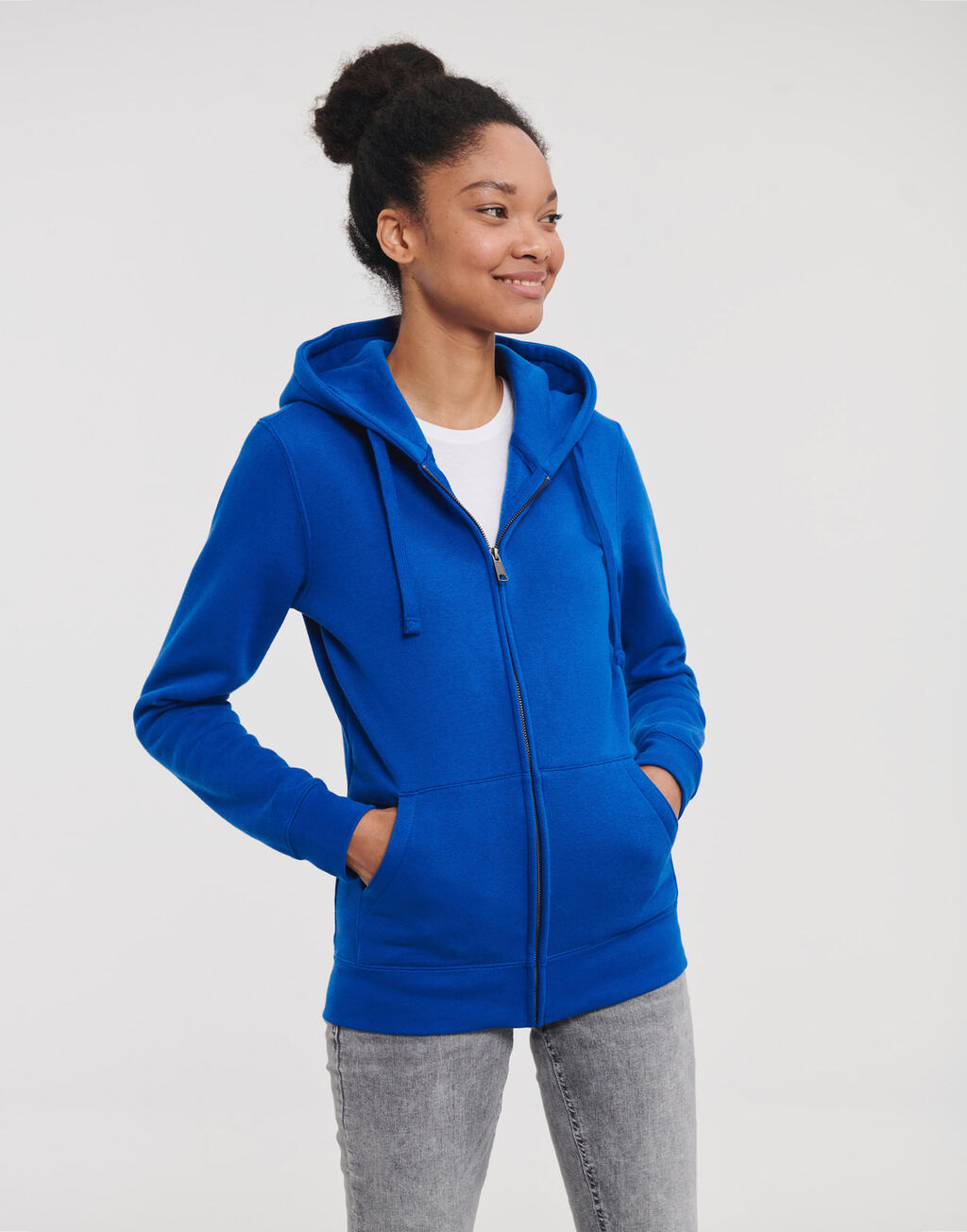 Ladies' Authentic Zipped Hood imagen 1
