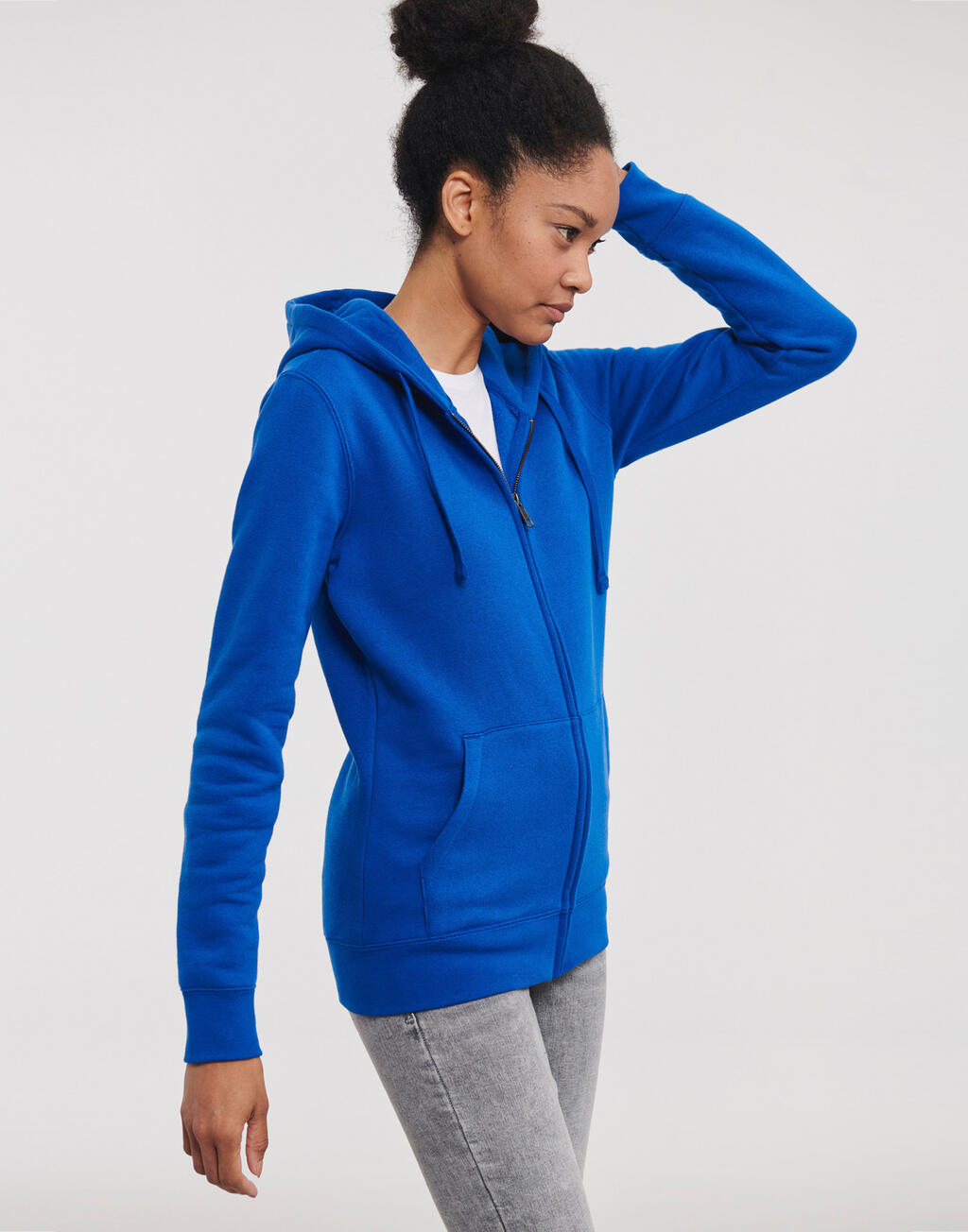 Ladies' Authentic Zipped Hood imagen 2