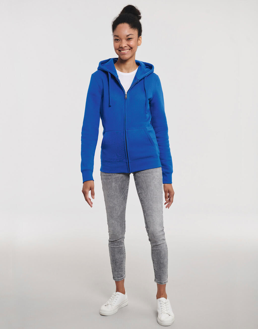 Ladies' Authentic Zipped Hood imagen 3