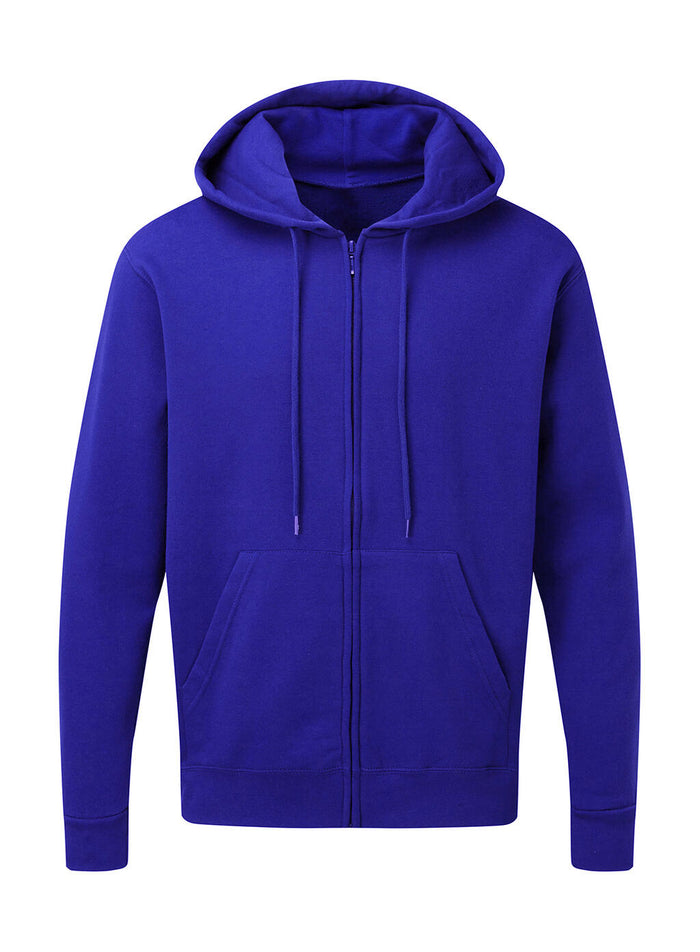 Sudadera capucha cremallera entera hombre