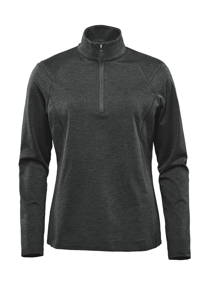 Top deportivo Treeline con cremallera 1/4 mujer