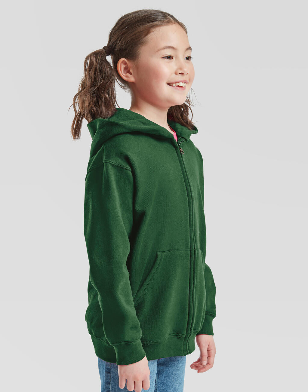 Kids Classic Hooded Sweat Jacket imagen 3
