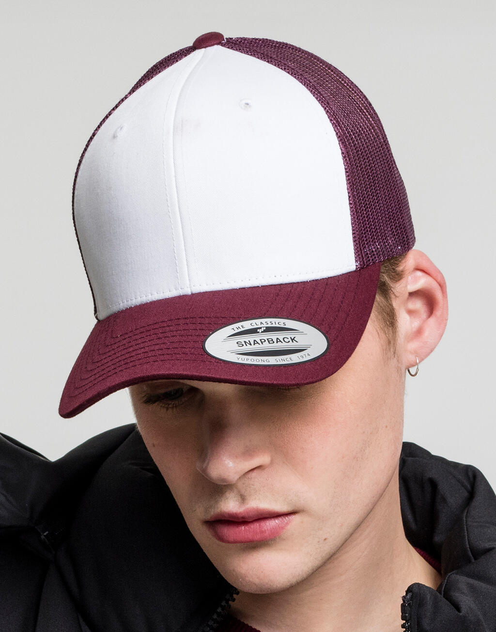 Retro Trucker Colored Front imagen 1