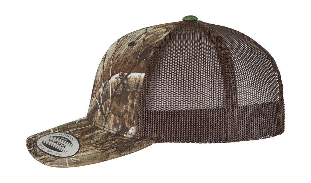 YP Classcis RealTree Camo Retro Trucker Cap imagen 2