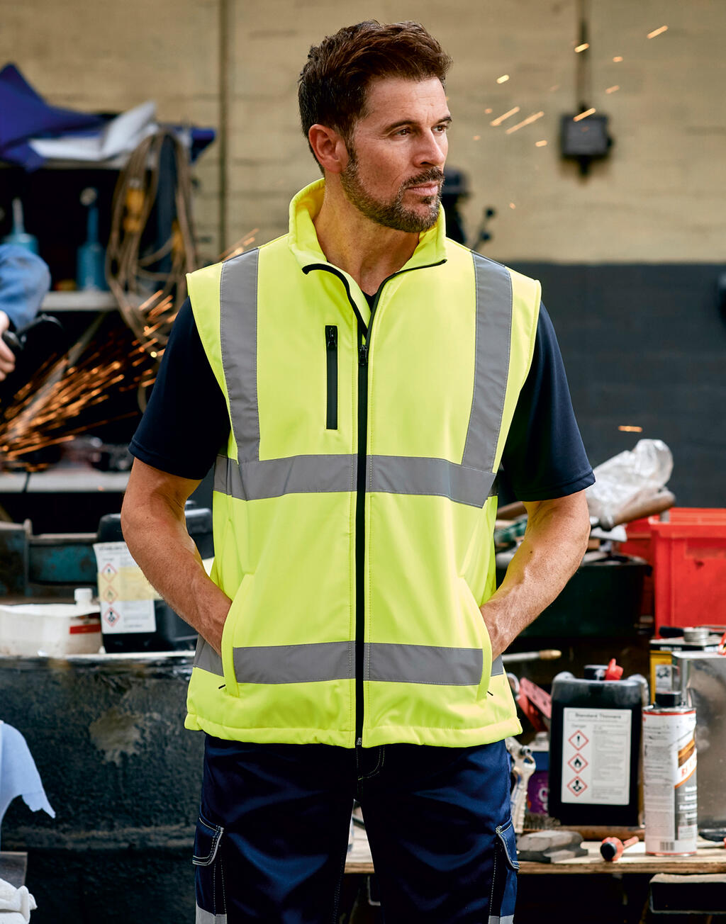 Fluo Softshell Bodywarmer imagen 1