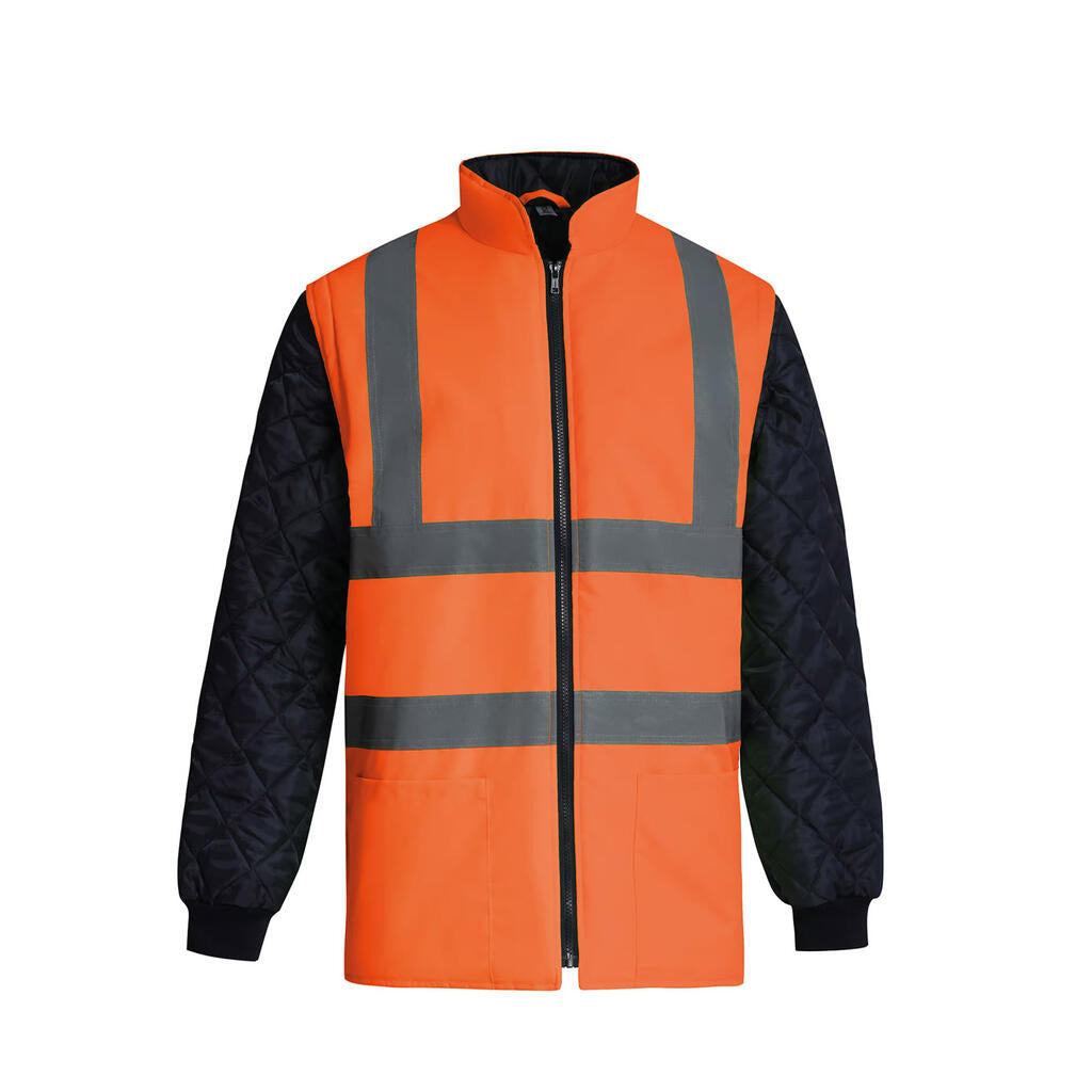 Fluo Quilted Jacket with Zip-Off Sleeves imagen 3