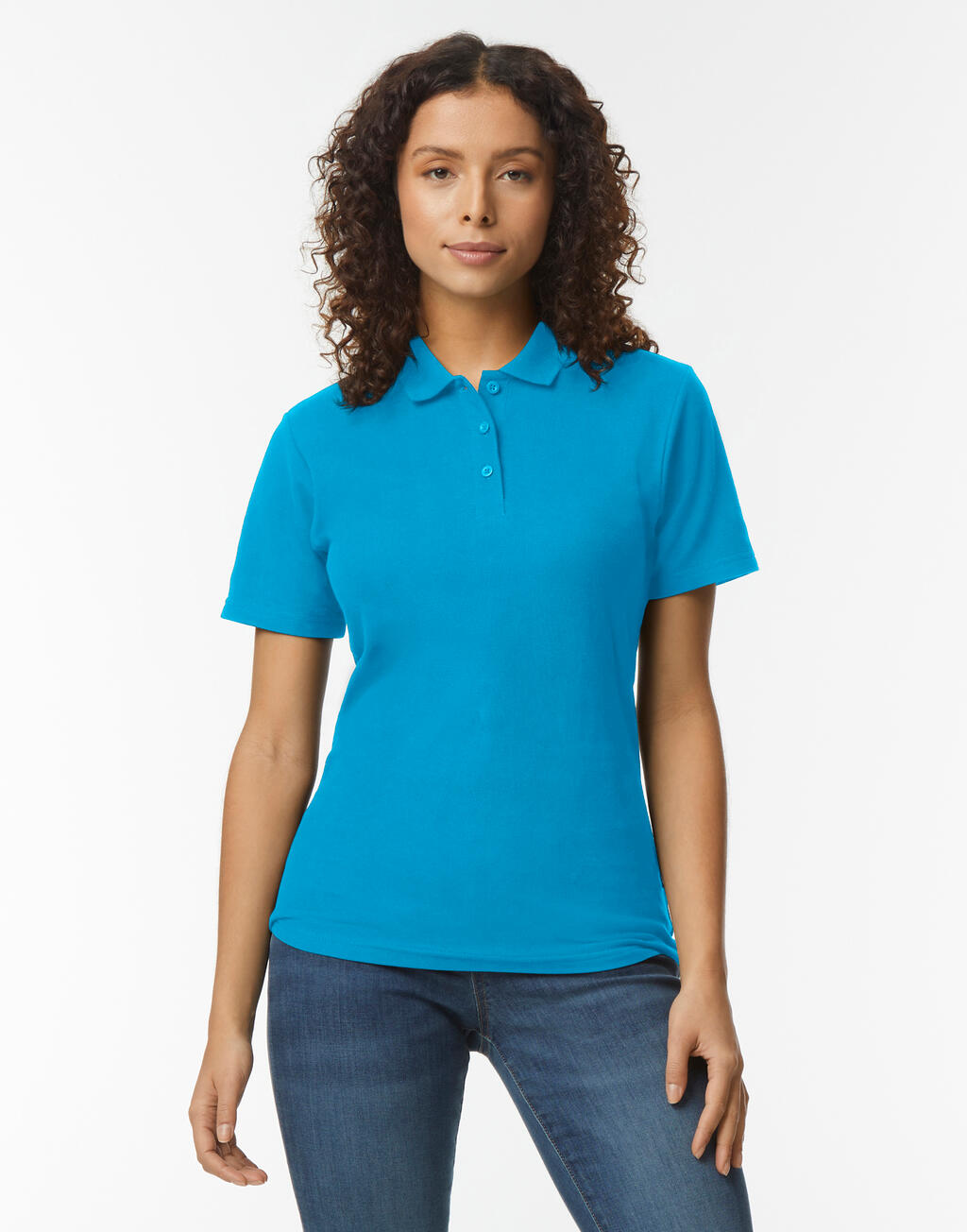 Softstyle Women's Pique Polo imagen 1