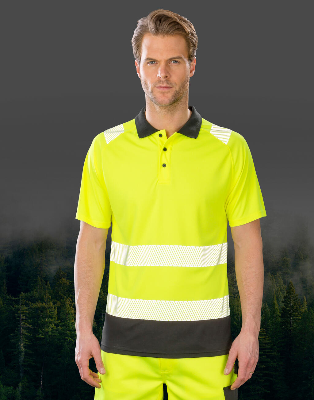 Recycled Safety Polo Shirt imagen 1