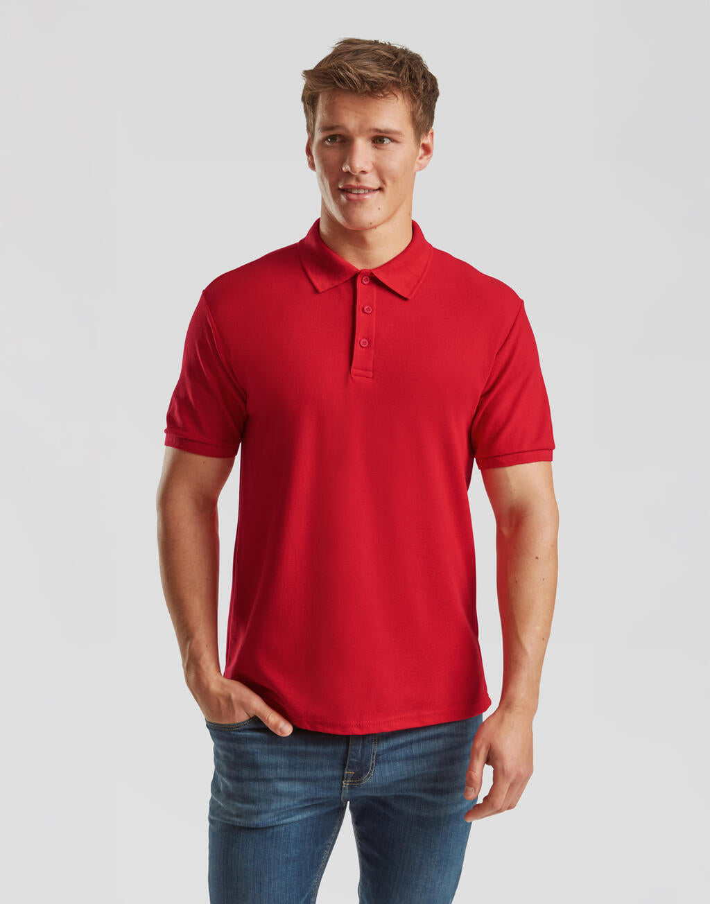 Heavyweight 65/35 Polo imagen 2