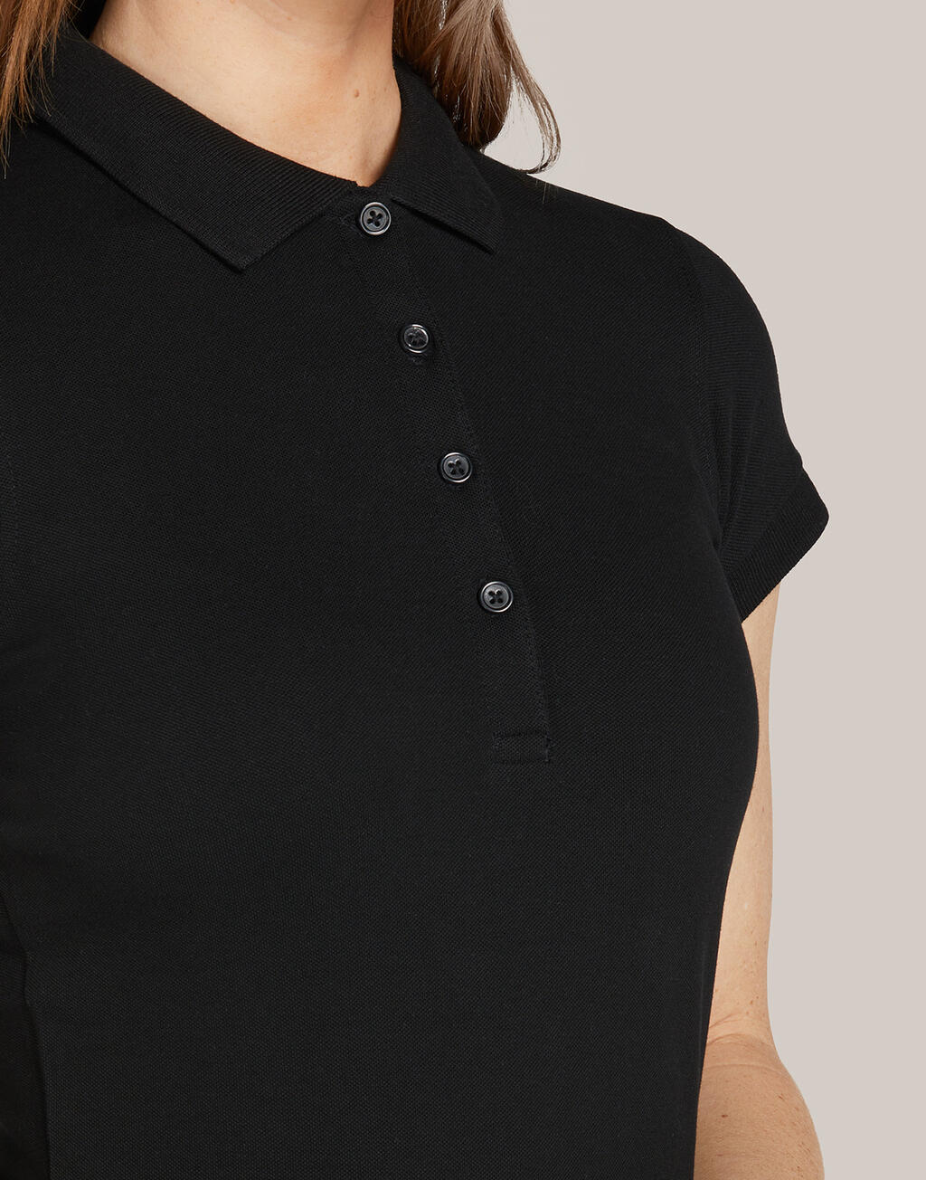 Signature Tagless Polo Stretch Women imagen 4