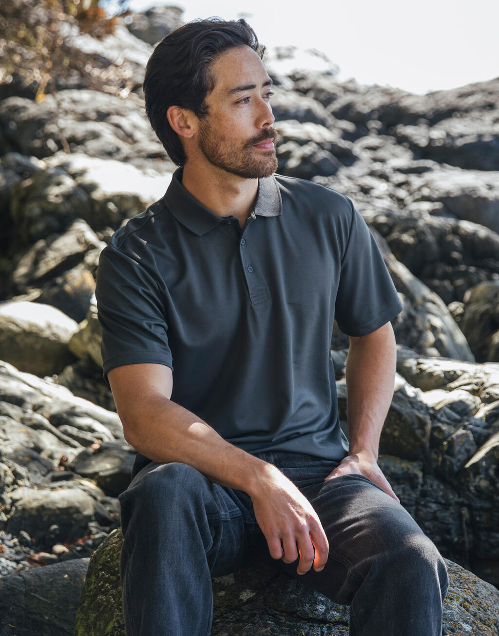 Eclipse Mens H2X DRY Polo imagen 2