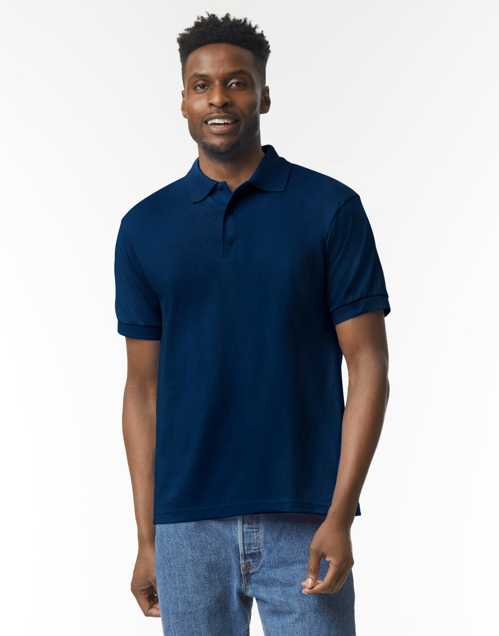 DryBlend Adult Jersey Polo imagen 1
