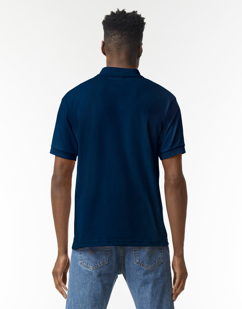 DryBlend Adult Jersey Polo imagen 3