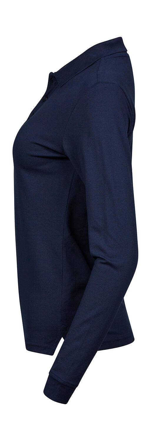 Ladies Luxury LS Stretch Polo imagen 2