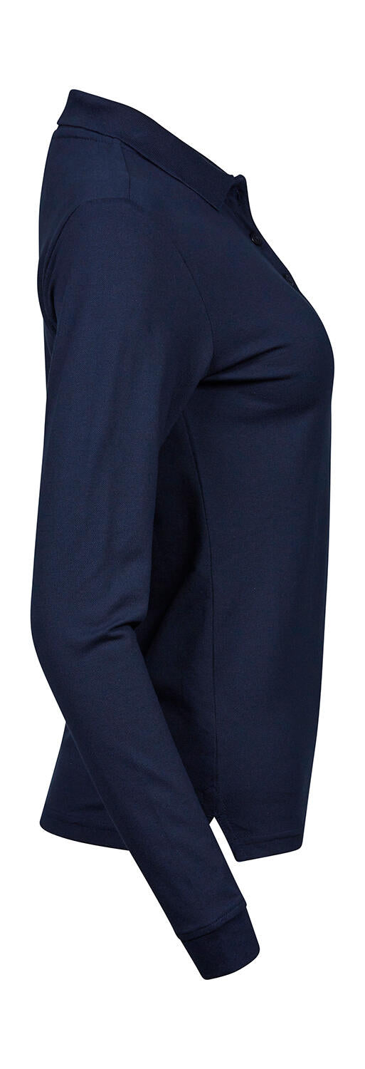 Ladies Luxury LS Stretch Polo imagen 4