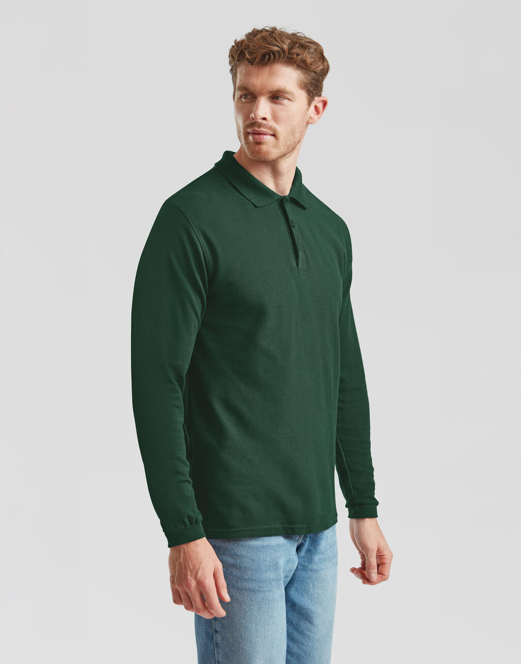 Premium Long Sleeve Polo imagen 3