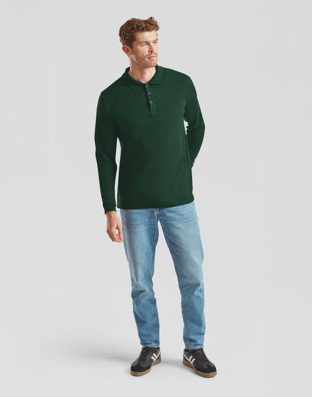 Premium Long Sleeve Polo imagen 4