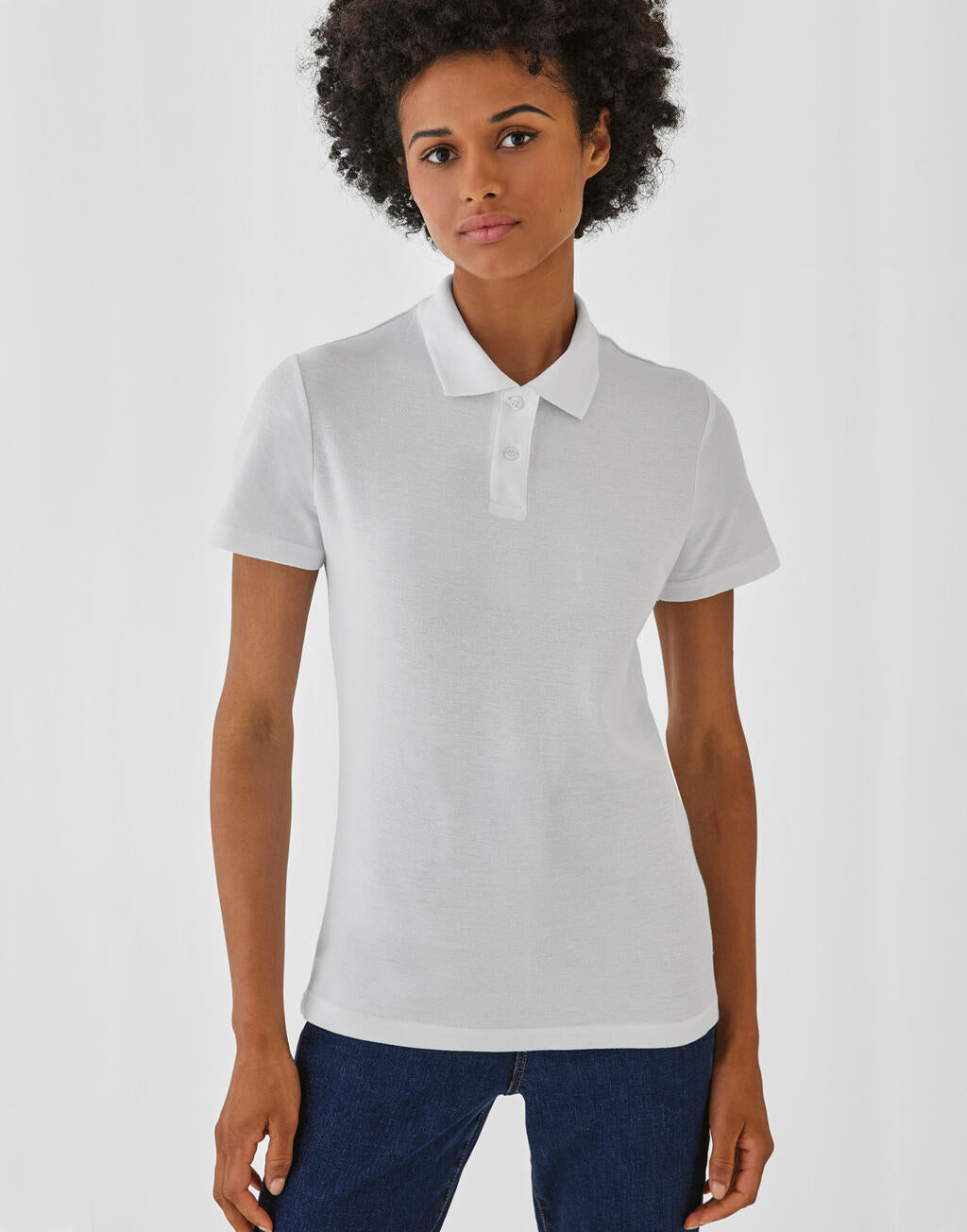 ID.001 /women Piqué Polo Shirt imagen 2
