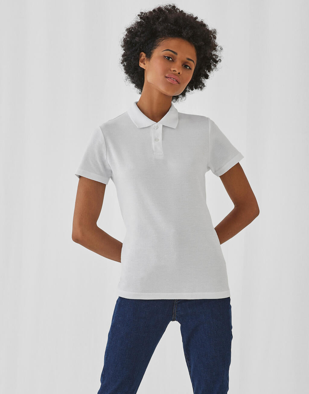 ID.001 /women Piqué Polo Shirt imagen 3
