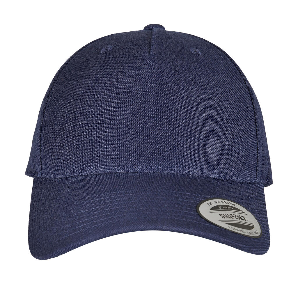 5-Panel Premium Curved Visor Snapback Cap imagen 13