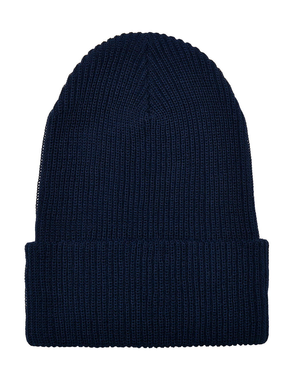Recycled Yarn Ribbed Knit Beanie imagen 4