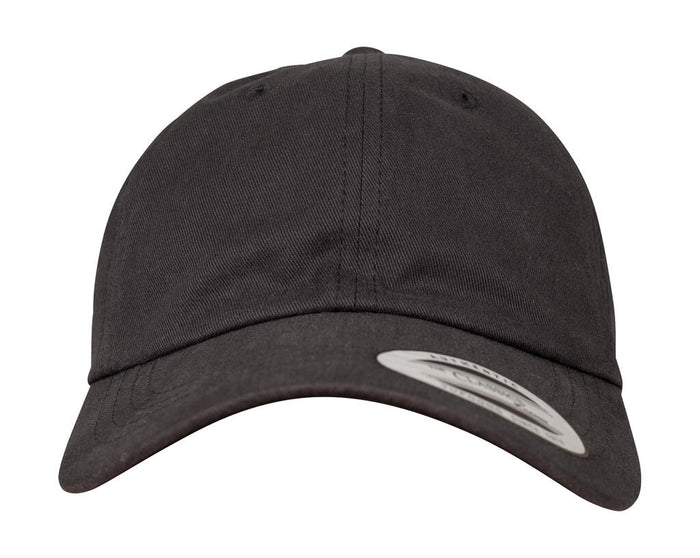 Gorra dad de sarga de algodón con acabado suave