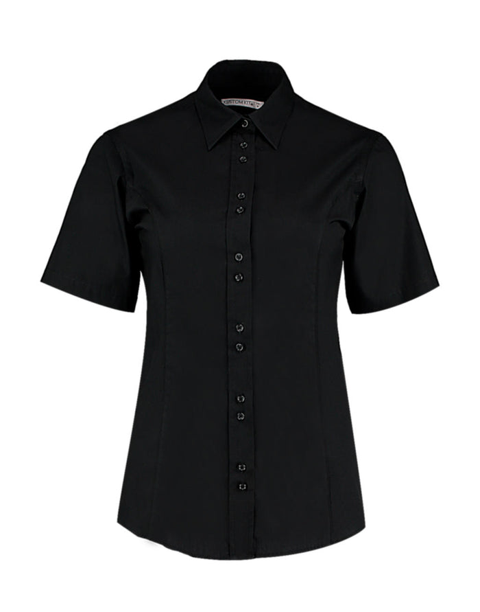 Camisa City Tailored Fit de manga corta mujer