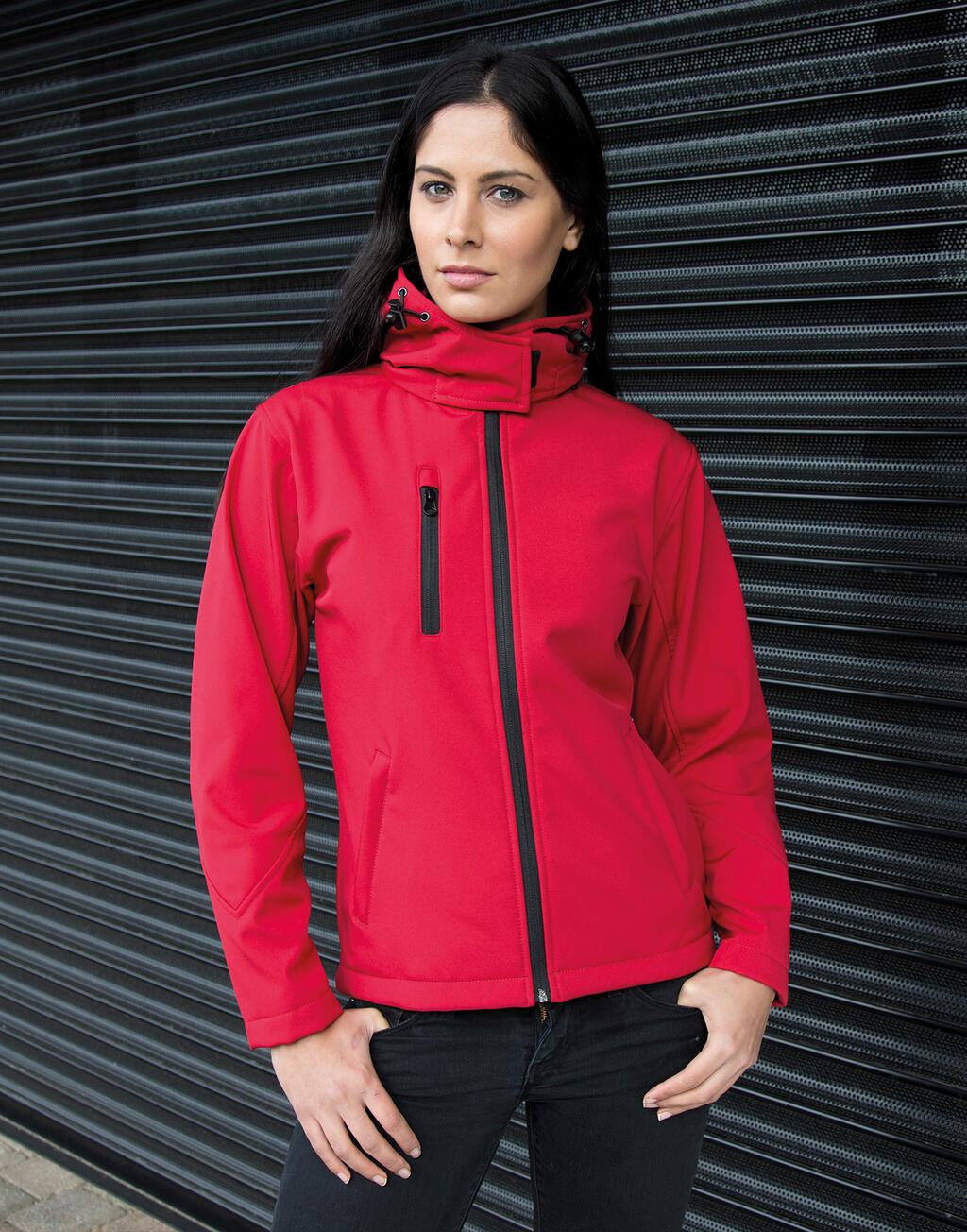 Ladies TX Performance Hooded Softshell Jacket imagen 1