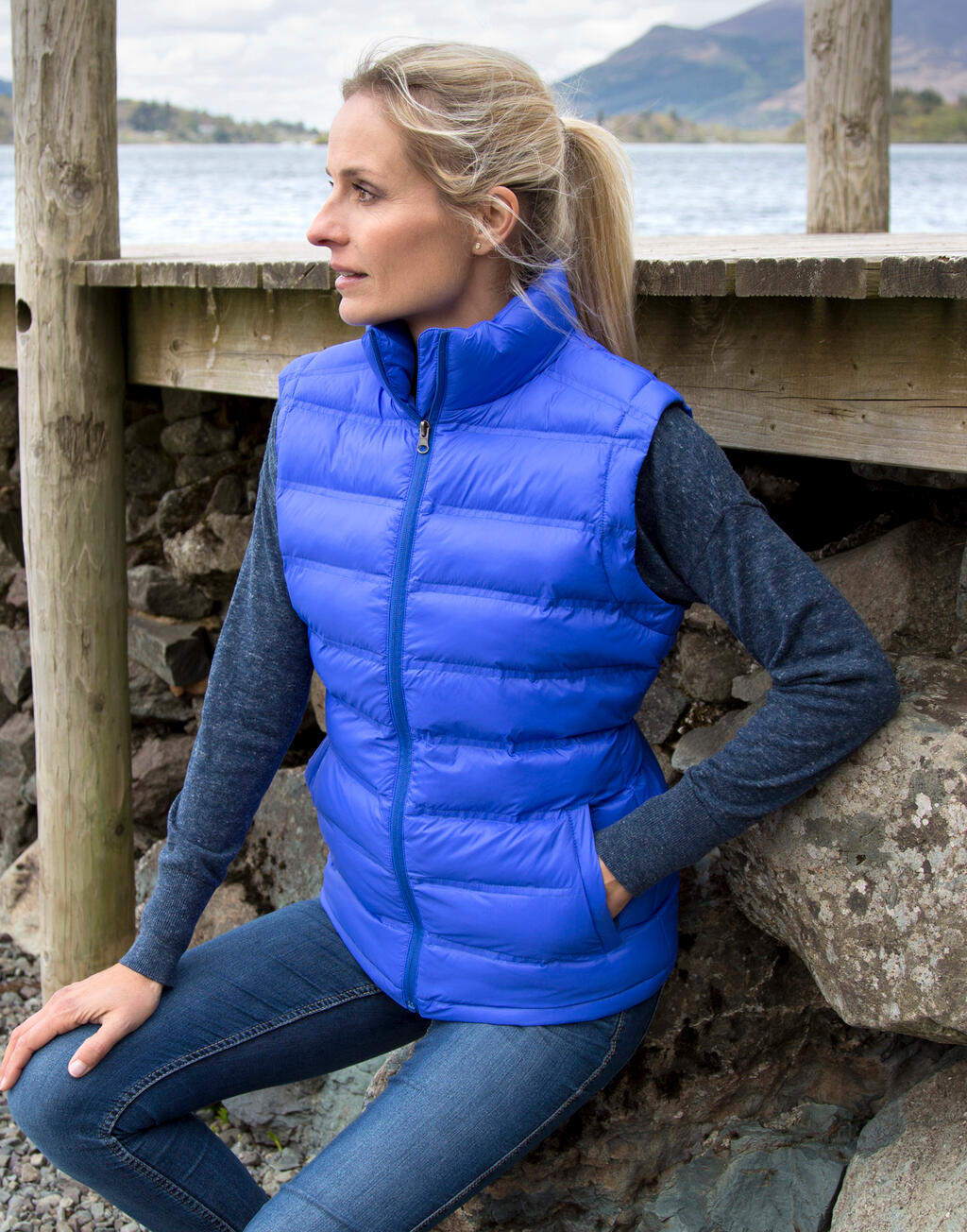 Ladies' Ice Bird Padded Gilet imagen 4