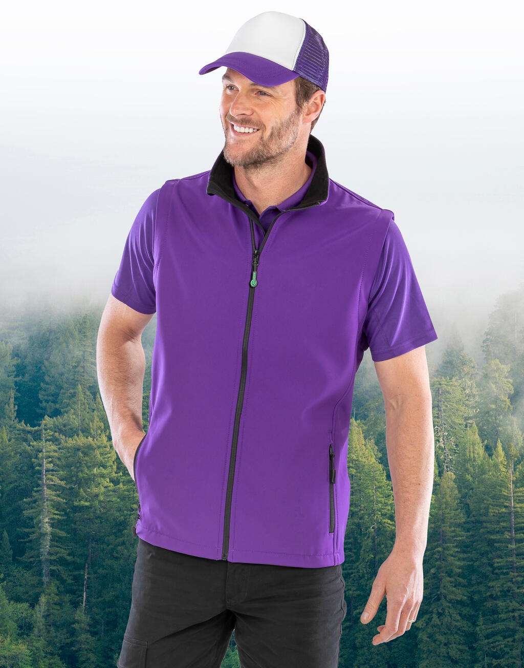Men's Printable Softshell Bodywarmer imagen 4
