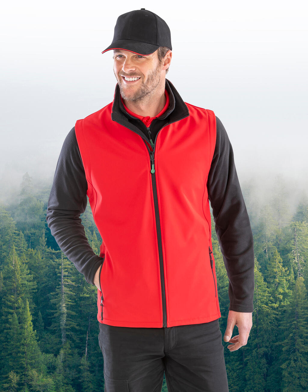 Men's Printable Softshell Bodywarmer imagen 11
