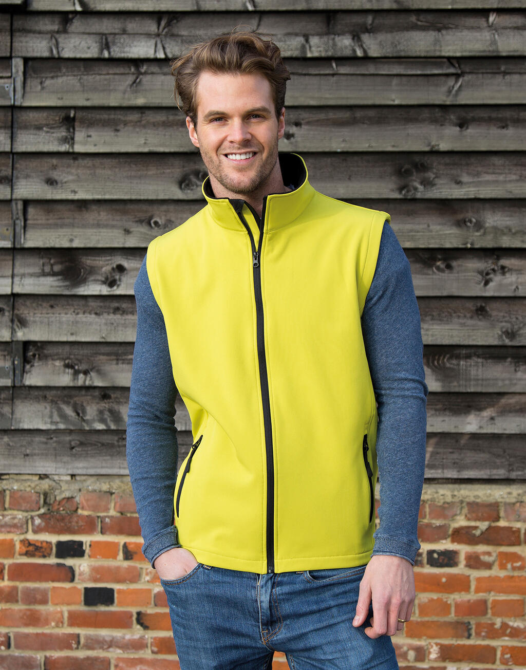 Men's Printable Softshell Bodywarmer imagen 3