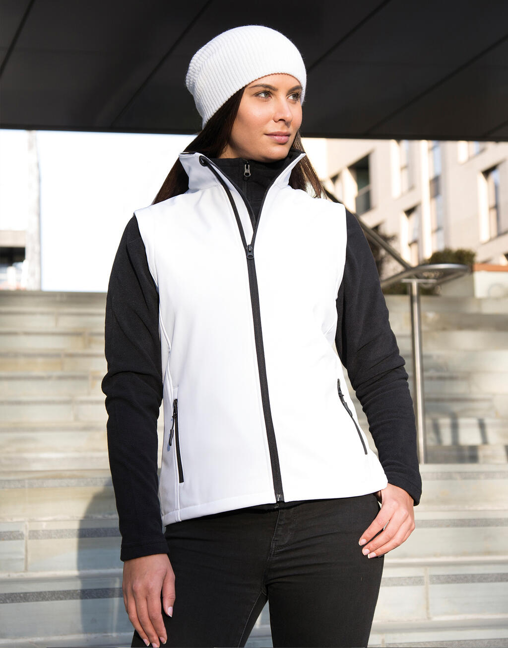 Women's Printable Softshell Bodywarmer imagen 1