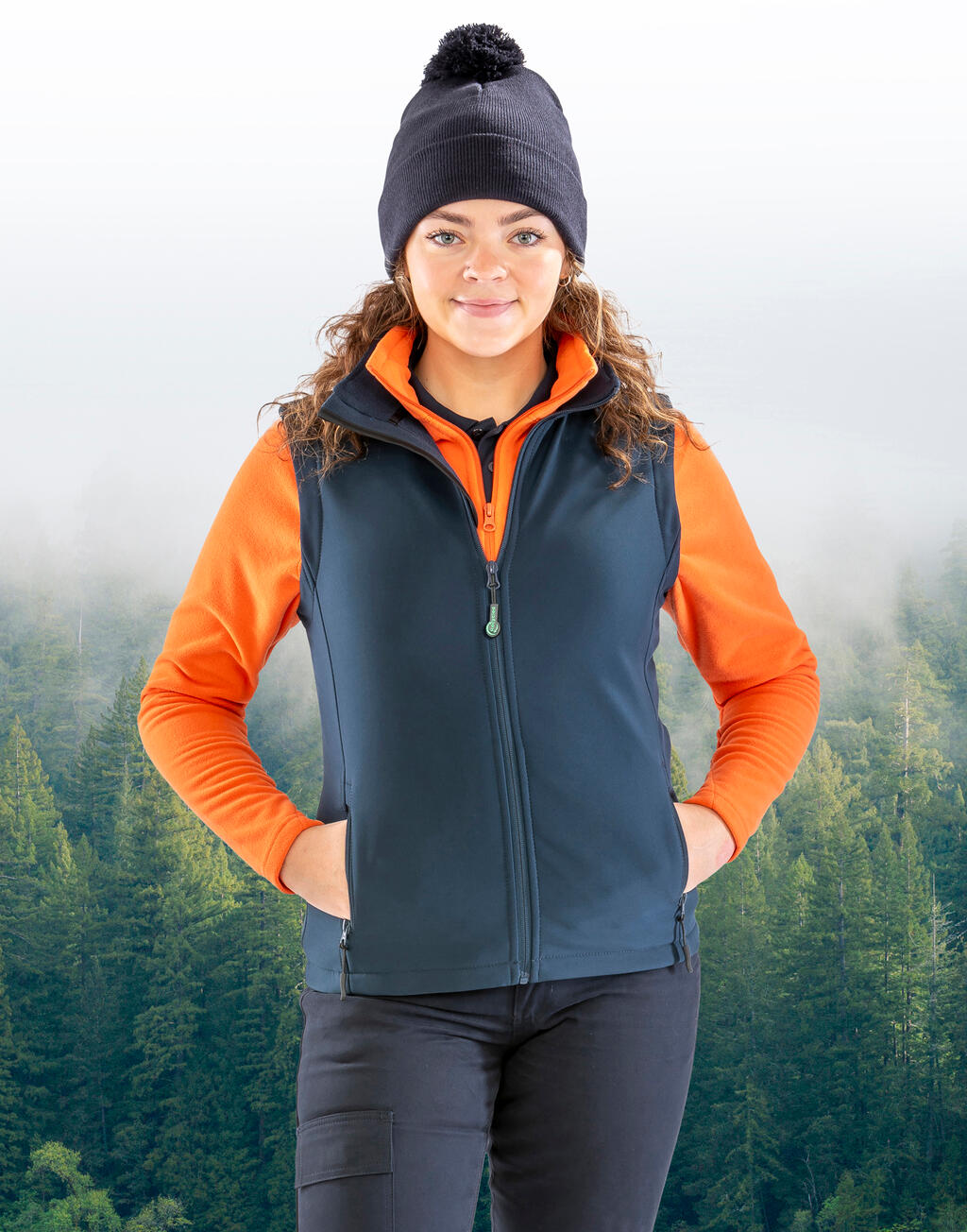 Women's Printable Softshell Bodywarmer imagen 5
