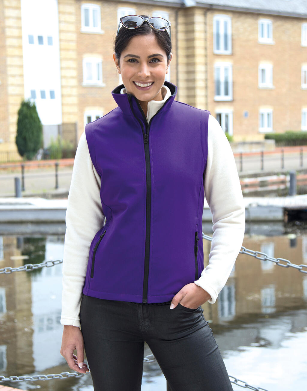Women's Printable Softshell Bodywarmer imagen 3