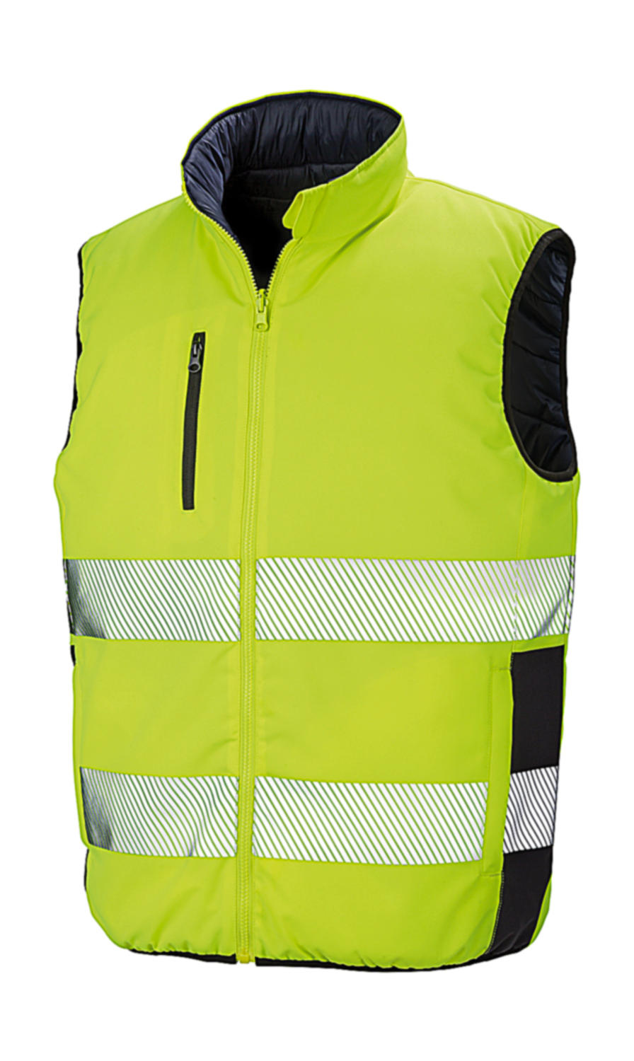 Reversible Soft Padded Safety Gilet imagen 5