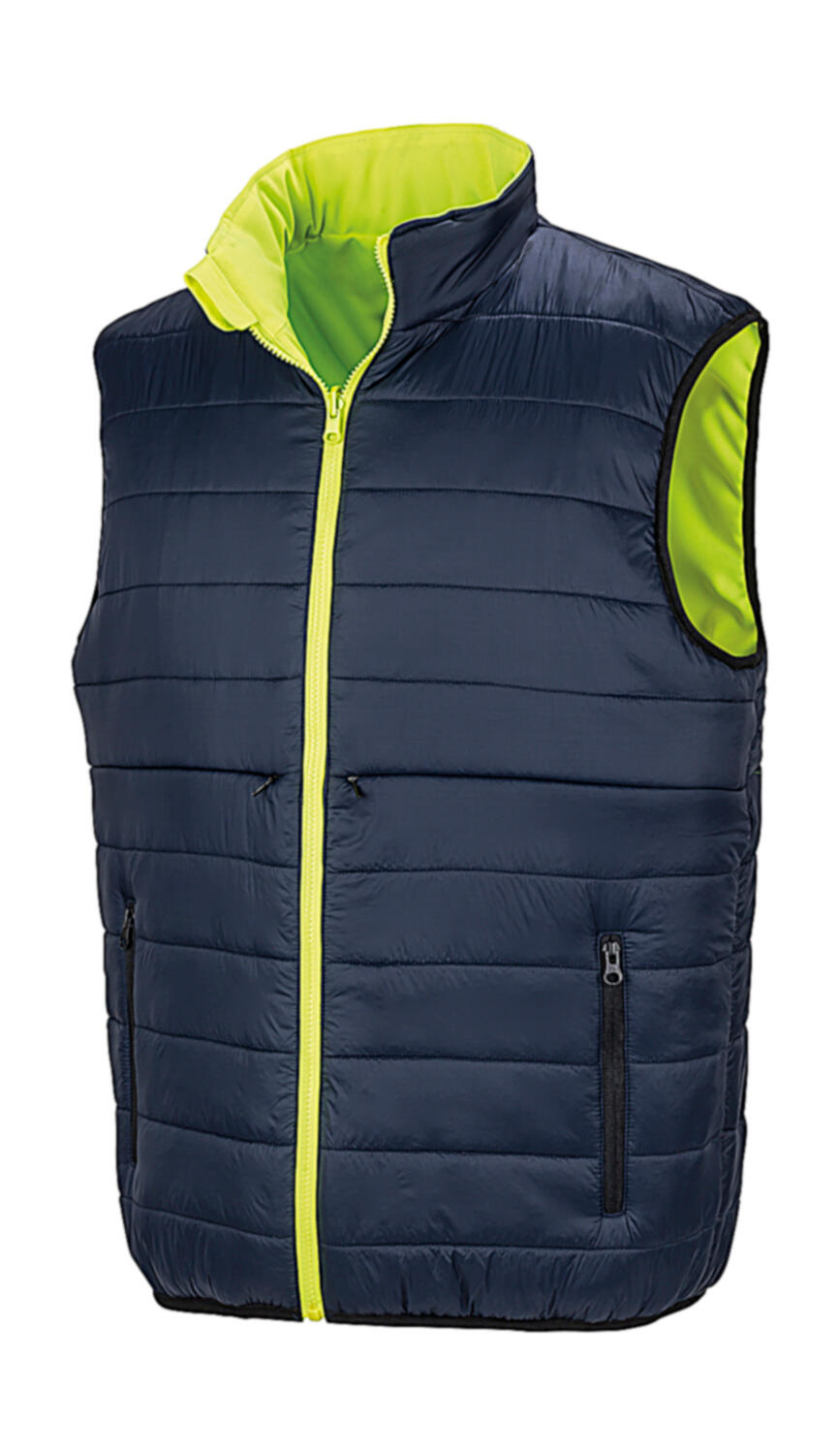 Reversible Soft Padded Safety Gilet imagen 6
