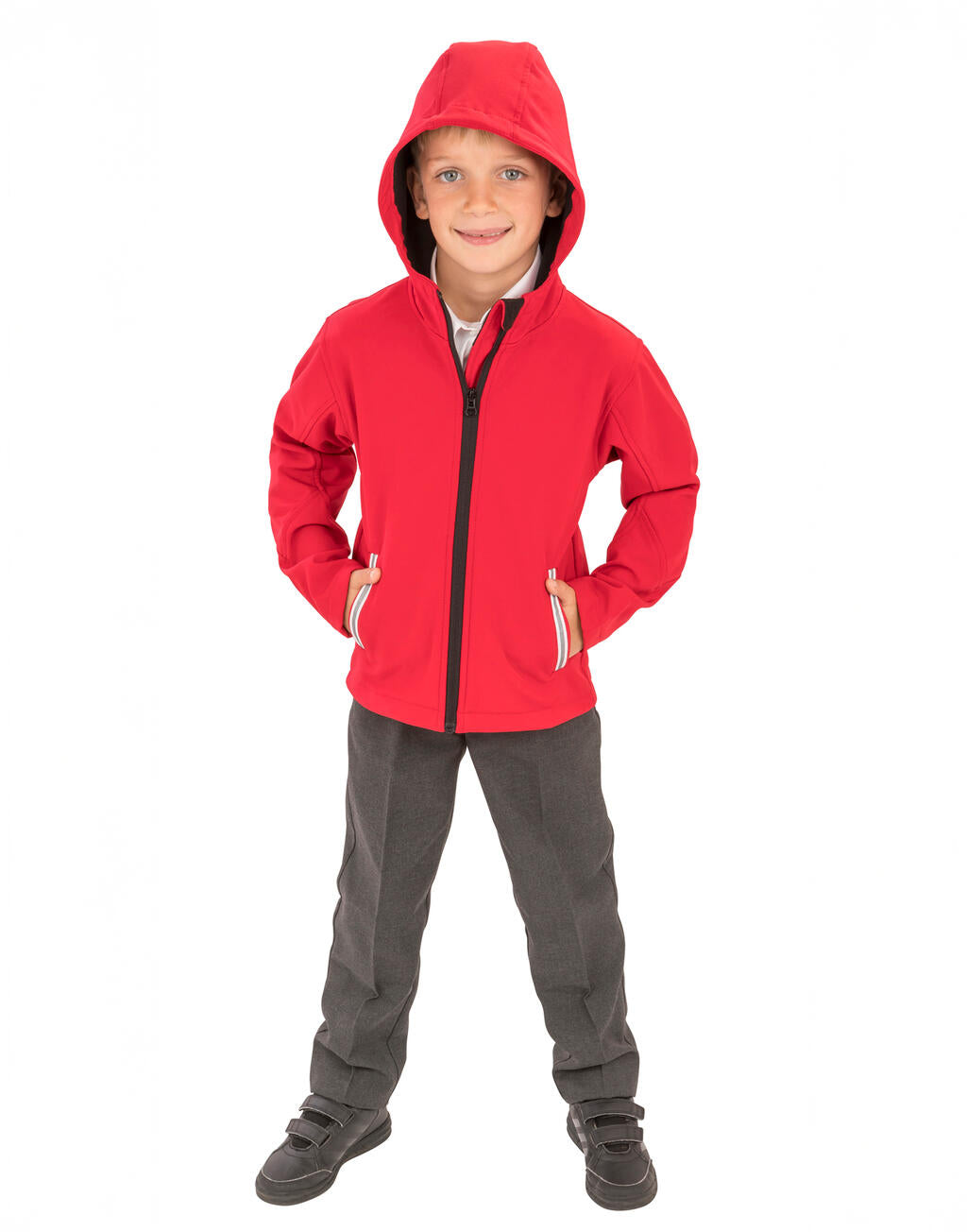 Kids TX Performance Hooded Softshell Jacket imagen 7