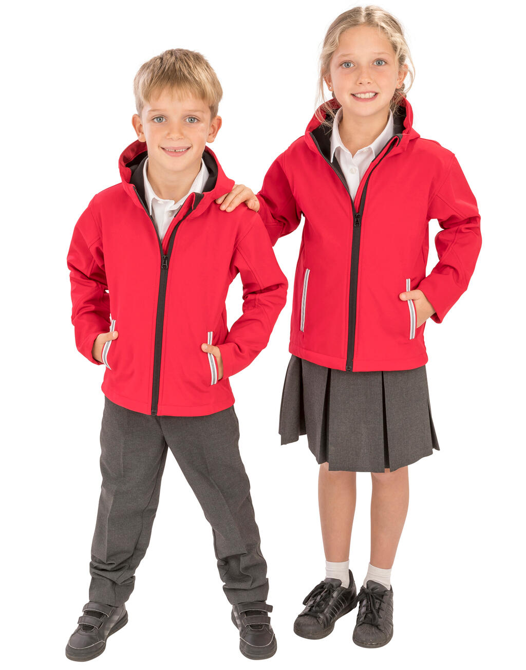 Kids TX Performance Hooded Softshell Jacket imagen 8