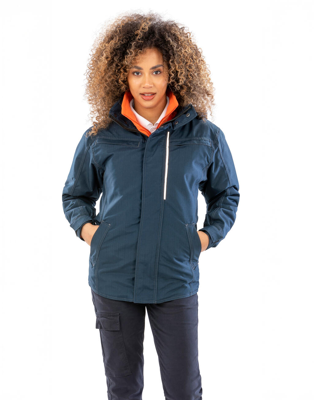 Denim Texture Rugged Jacket imagen 5