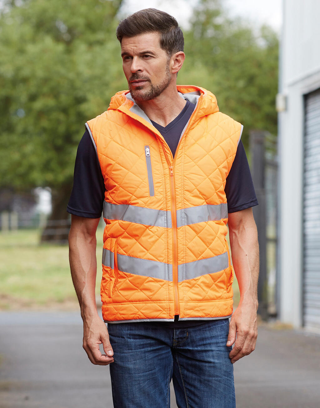 Fluo Kensington Hooded Gilet imagen 1