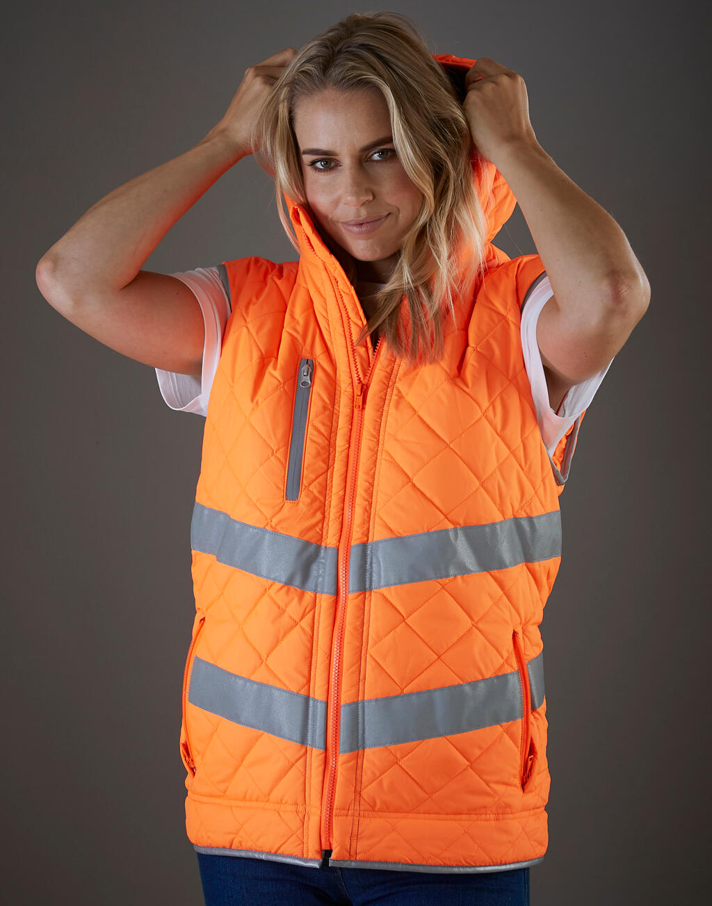 Fluo Kensington Hooded Gilet imagen 3