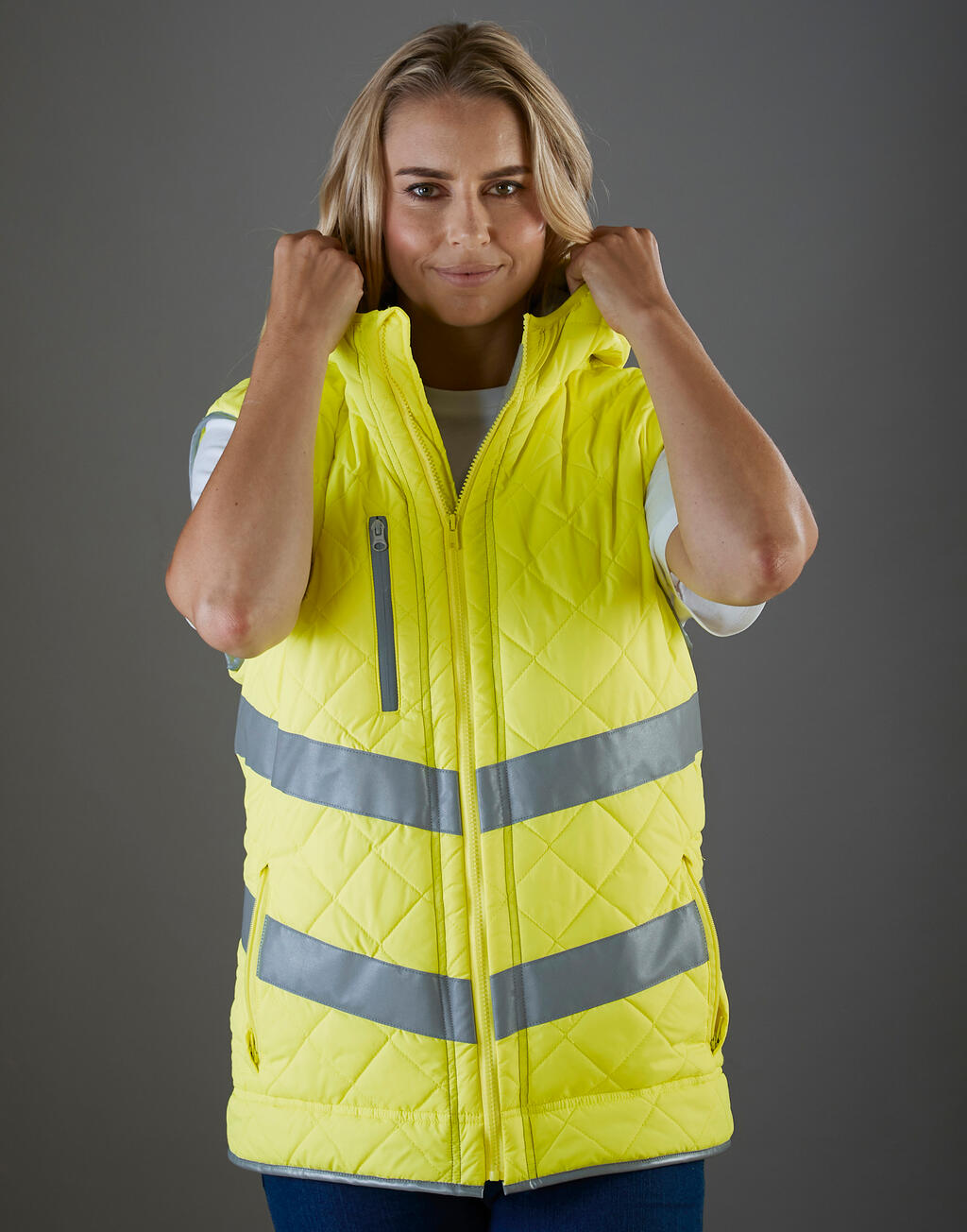 Fluo Kensington Hooded Gilet imagen 5