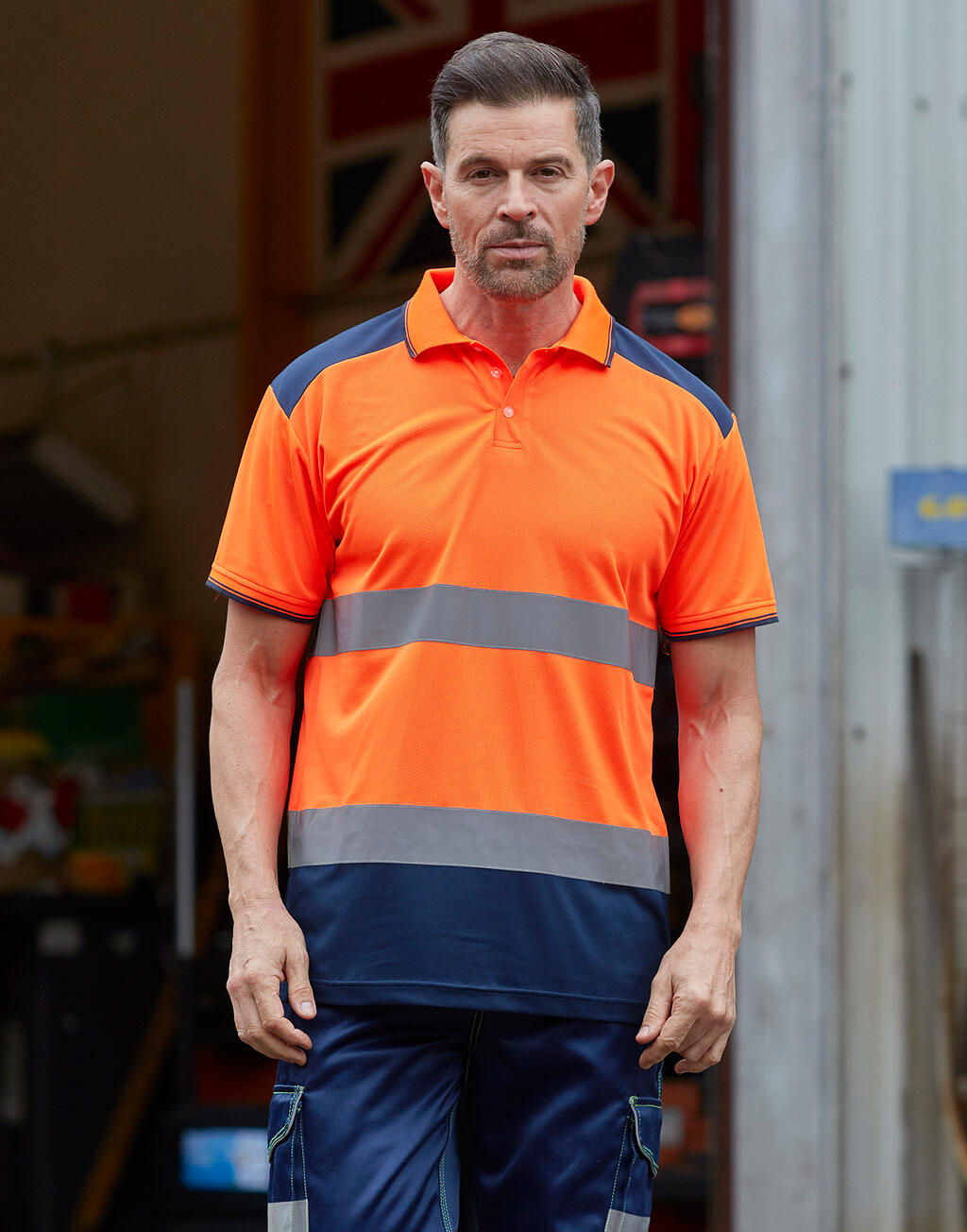Fluo 2-Tone Polo imagen 1