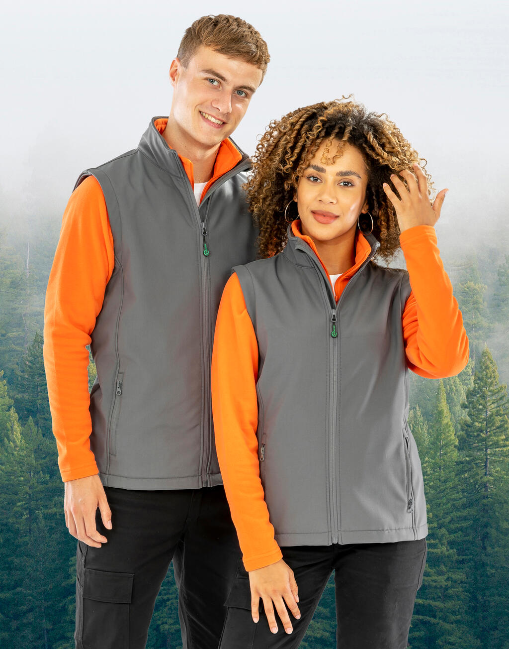 Women's Recycled 2-Layer Printable Softshell B/W imagen 4