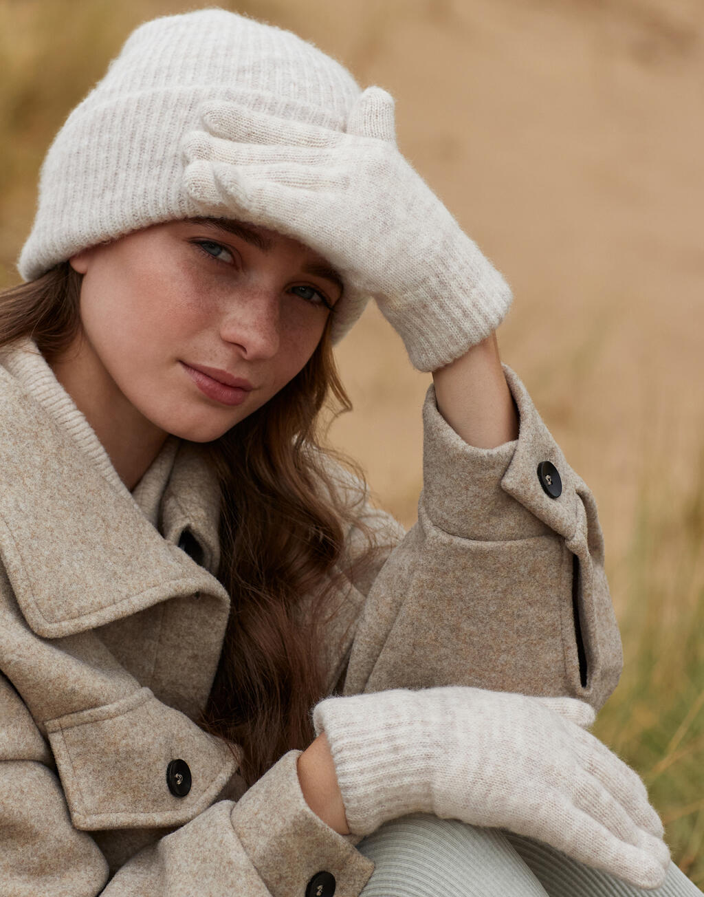 Cosy Ribbed Cuff Gloves imagen 2