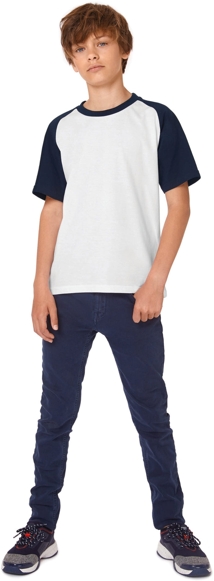 Camiseta Baseball bicolor niños
