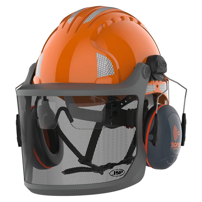 Casco forestal EVOGuard™ M3 con orejeras Sonis Compact.