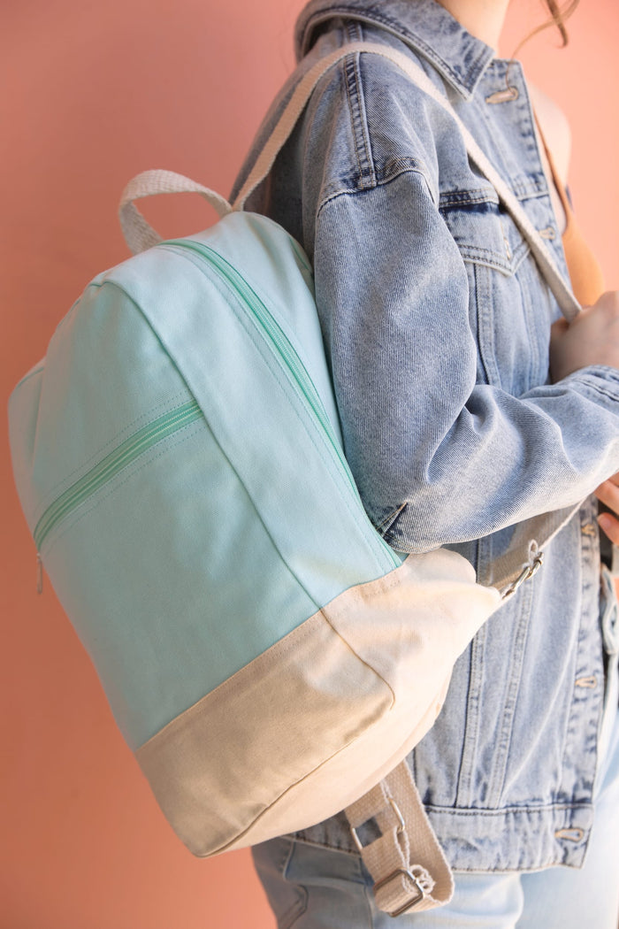 Mochila básica de algodón