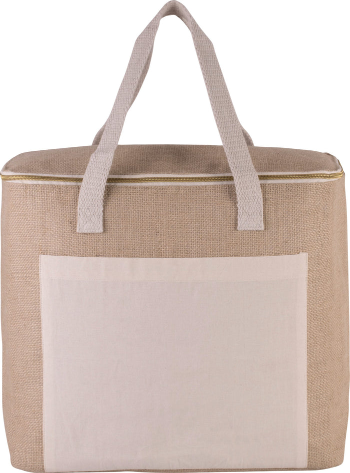 Bolsa isotérmica de yute - modelo grande